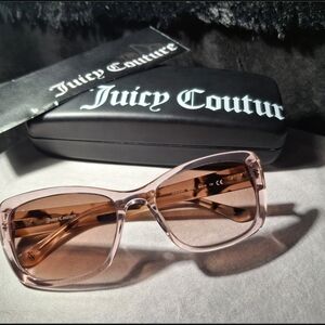 Juicy Couture Pink Cat Eye Sunglasses